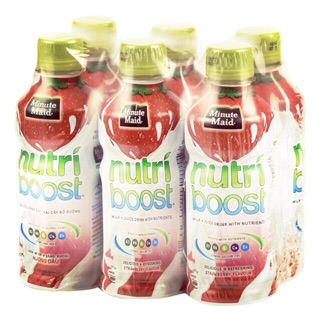 Lốc 6 chai Nutri boost sữa trái cây