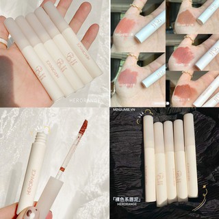 Son Herorange Velvet Matte chất kem lì mịn như nhung hàng nội địa Trung