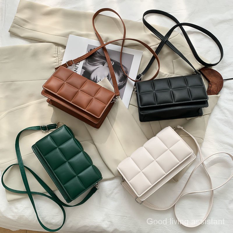 Túi đeo chéo hình vuông nhỏ thời trang phong cách phương Tây dành cho phụ nữ