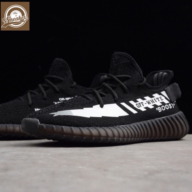 NEW- | Bán Chạy | Giầy Yeezy 350 v2 off white đen vạch trắng thể thao thời trang nam, nữ dạo phố KHO Xịn Nhẩt 2021 $ ᵍ