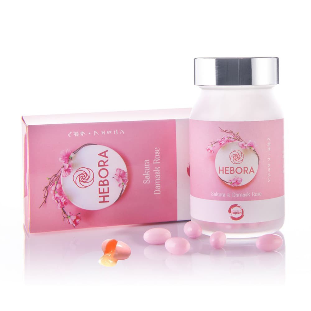 [Mã 77FMCGSALE giảm 8% đơn 500K] [Mẫu 2020, date mới nhất] - Viên uống thơm cơ thể Hebora Nhật Bản, Chính hãng công ty