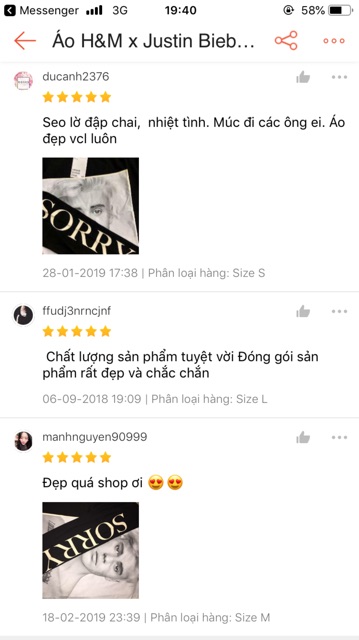 Áo H&M x Justin Bieber chính hãng shipped UK | BigBuy360 - bigbuy360.vn