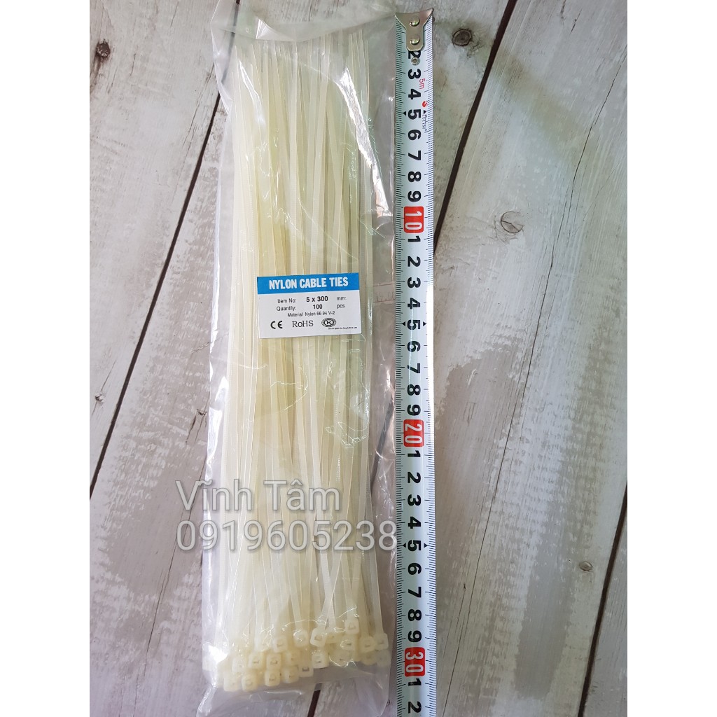 DÂY RÚT NHỰA gói 100 sợi đa năng nhiều size