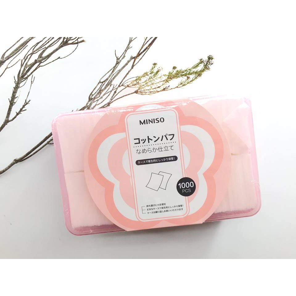 Bông Tẩy Trang Miniso 1000 miếng