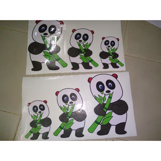 tem dán gấu trúc,tem dán xe tải,tem dán xe