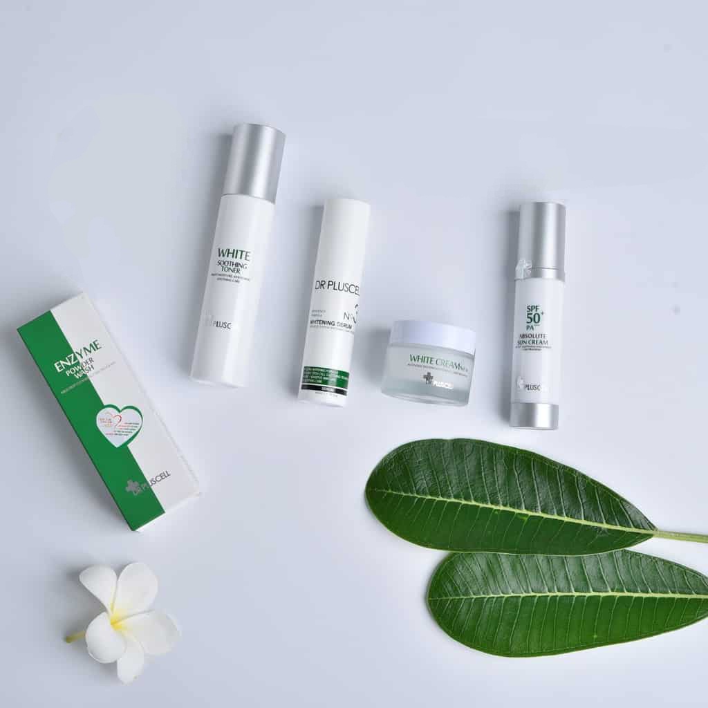 Nước hoa hồng Dr Pluscell white soothing toner 120ml