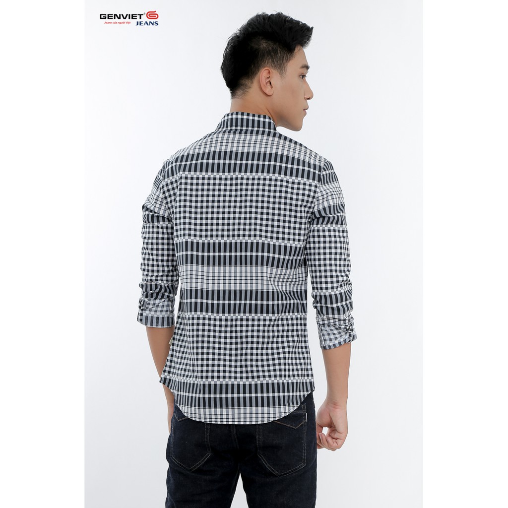 Áo sơ mi dài tay nam T3123L545 GENVIET | BigBuy360 - bigbuy360.vn