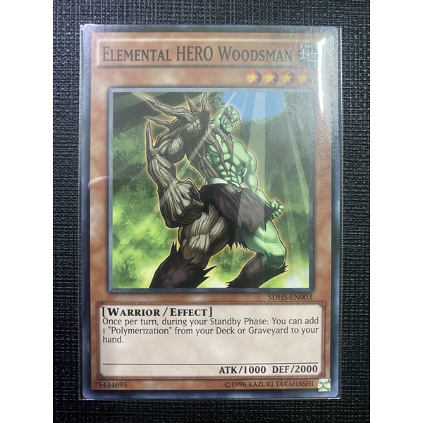 Thẻ bài Elemental Hero Woodsman/SDHS-EN003