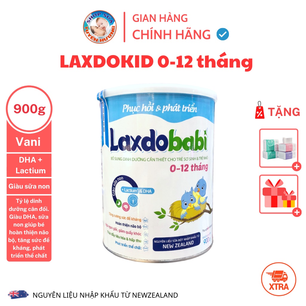Sữa Laxdobabi Hộp 900G - Laxdokid Babi