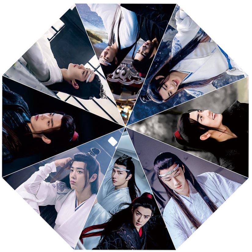 Ô - dù tự động in hình Lý Hiện, Trần Tình Lệnh, Tiêu Chiến, Vương Nhất Bác, TFBOYS Thiên Tỉ