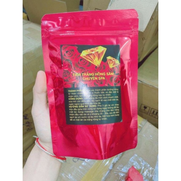 Tắm Trắng , Ủ Trắng Hồng Sâm