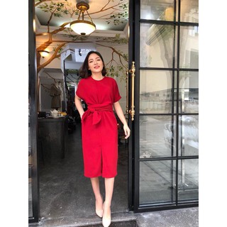 Đầm xoắn eo MNG VNXK
