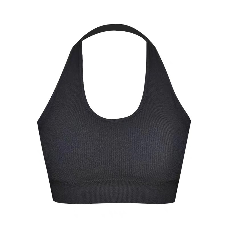 Áo bra cổ yếm crotop hở lưng sexy mặc mùa hè siêu đẹp V100