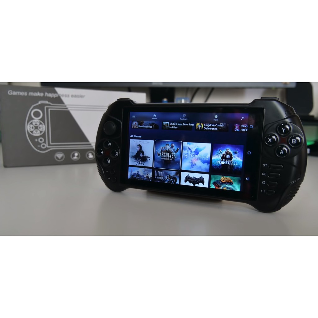 Máy Chơi Game Cầm Tay Powkiddy X15 Andriod 7.0 Wifi Full game PSP/PS1/N64/call of duty/God Of War/PUBG Màn Hình Cảm Ứng