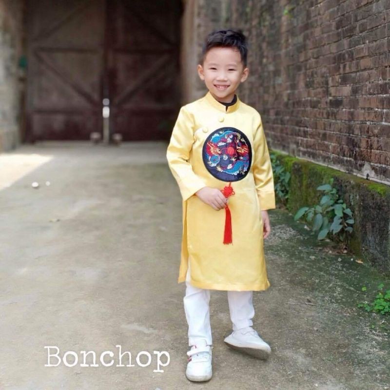 áo dài bé trai sz 9-14