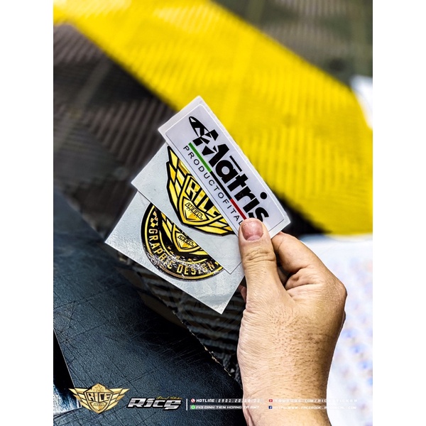 Tem dán logo Matris