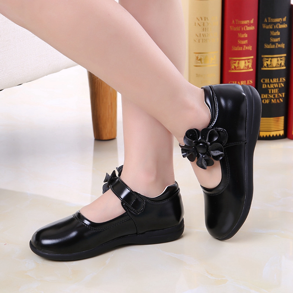 Giày búp bê đế bằng dễ thương thời trang cho bé gái từ 3 - 12 tuổi size 26 - 38