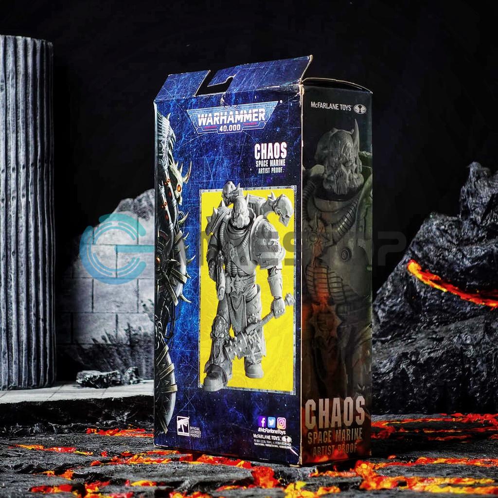 Mô hình nhân vật Chaos Space Marine Artist Proof dòng Warhammer 40000 18cm MCFARLANE WHMF14