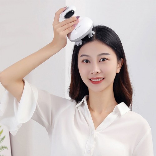 Máy massage đầu cầm tay pin sạc 4D ST-702 - Giảm stress, đau nhức đầu | OKbuy