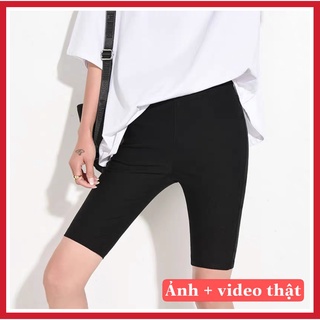 [Bán sỉ] Quần legging lửng nữ Kanimi, quần biker short cạp chun, legging đùi Thái nâng mông siêu hot