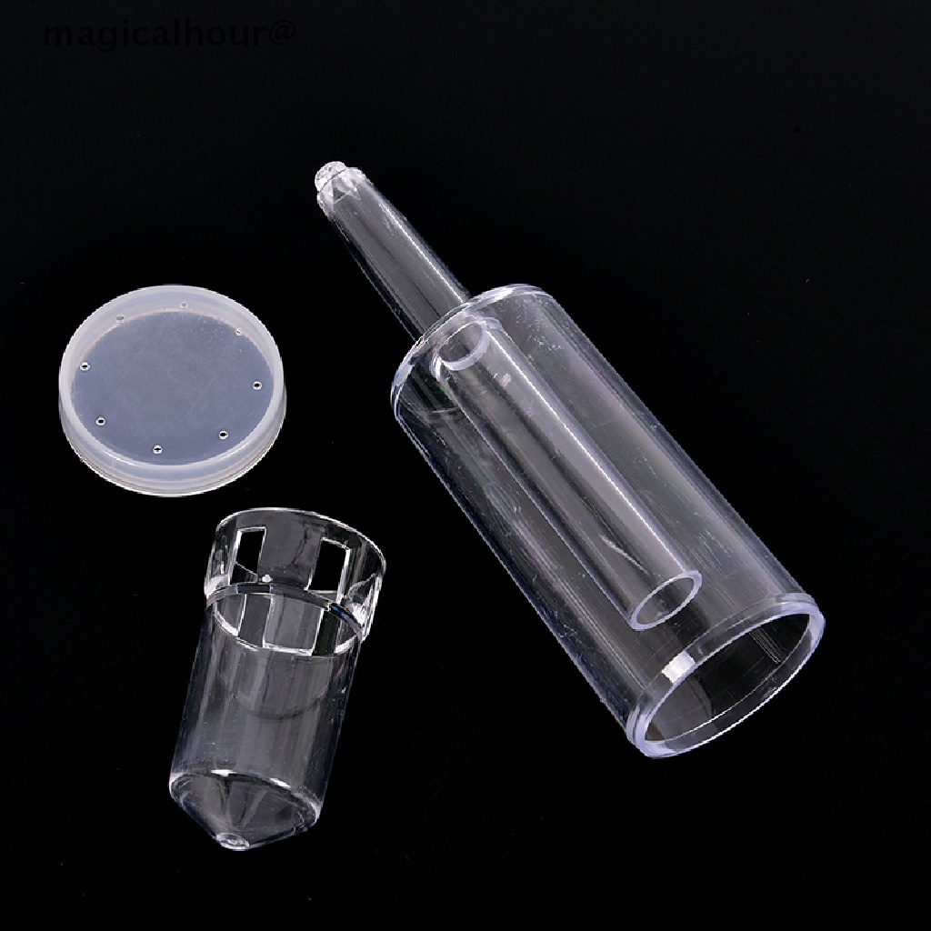 Magicalhour@ Air Lock with Cap Beer Fermentation Wine Making Twin Bubble Grommet Airlocks 1Pc *On sale