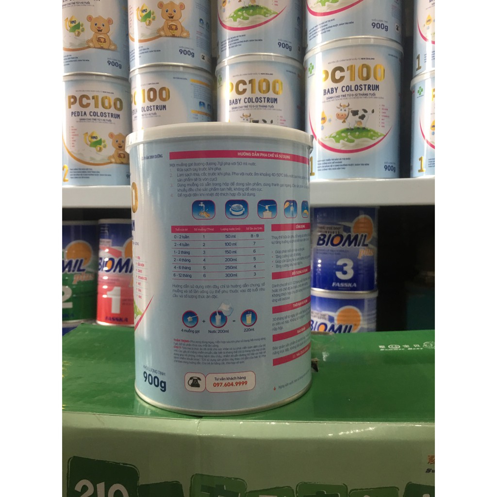 Sữa Bột Pc100 Baby Colostrum 900gr Giảm Chỉ Con 540 000 đ