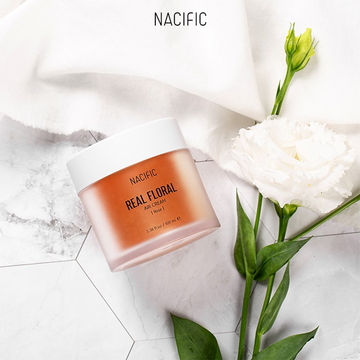 [Mã FMCGMALL - 8% đơn 250K] Kem dưỡng hoa hồng NACIFIC Real Floral Air Cream Rose 100ml