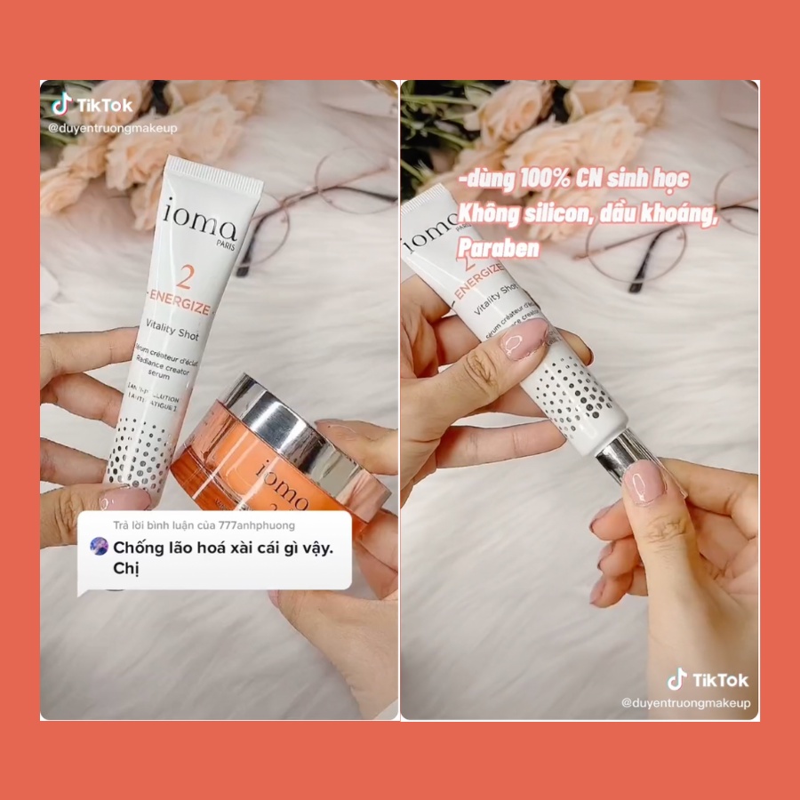 Tinh chất chống lão hóa, bảo vệ làn da toàn diện IOMA PARIS Vitality Shot 30ml