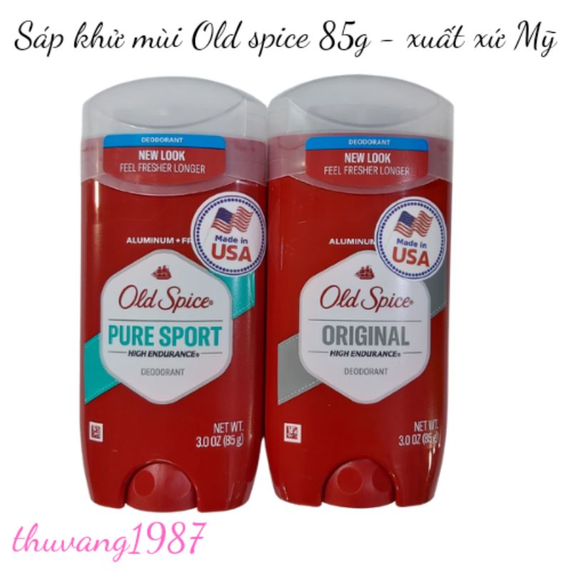 Sáp khử mùi Old spice 85g -xuất xứ mỹ