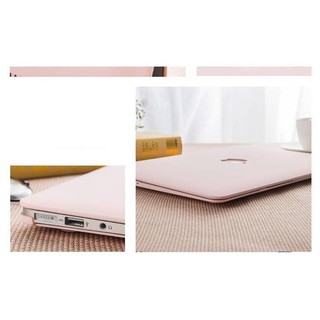 Combo 4in1 Case,Ốp Macbook Màu Hồng Pastel (Tặng Kèm Miếng Dán Màn Hình,Nút Chống Bụi,Kẹp Chống Gãy Sạc) | BigBuy360 - bigbuy360.vn