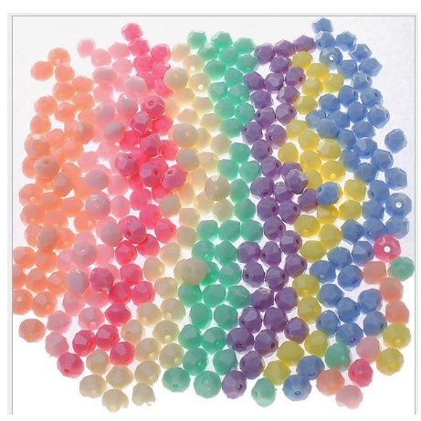 10/25/50gam hạt nhựa hình chóp vát cạnh 10mm