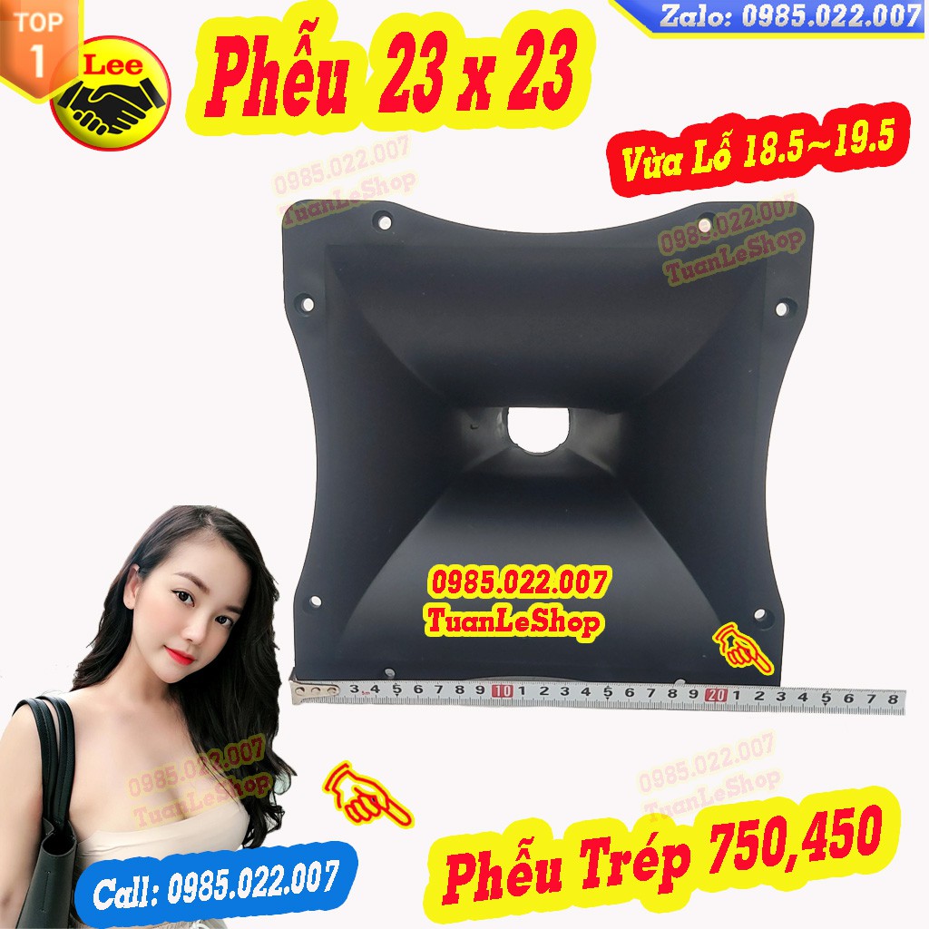 PHỄU LOA TREBLE KÈN 750,450 VUÔNG 23x23cm- GIÁ 01 CÁI 23 x 23 NEW