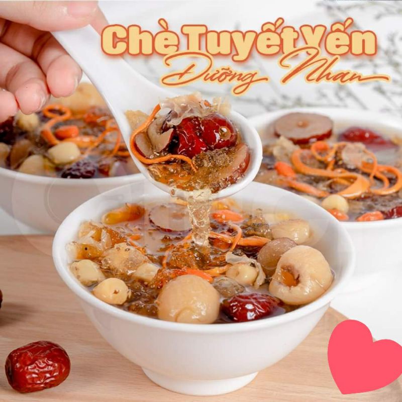 Tuyết yến kéo sợi cao cấp, đẹp da, thanh nhiệt. Nguyên liệu nấu chè dưỡng nhan