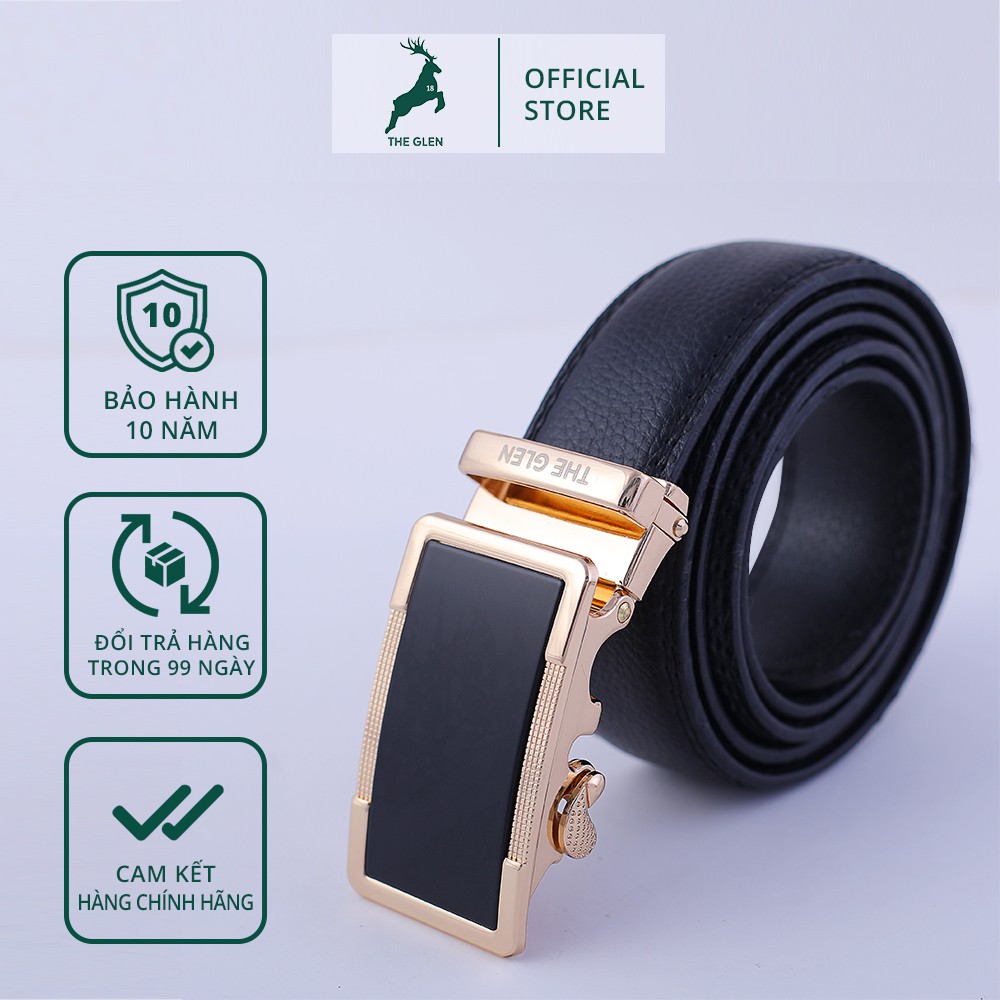 Thắt lưng nam thời trang hàn quốc - Dây lưng nam cao cấp 2021 da PU bảo hành 10 năm THE GLEN TG118