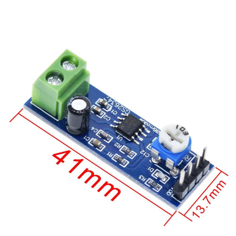 Set 5 mô đun khuếch đại âm thanh LM386 200 lần 5V-12V chuyên dụng