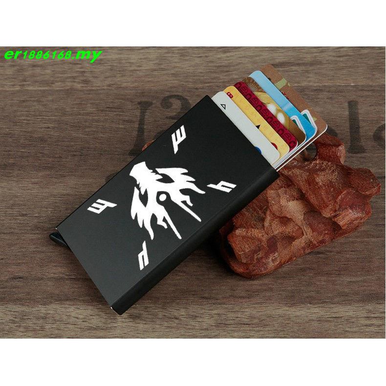 Hộp Đựng Thẻ Siêu Mỏng Tự Động Siêu Mỏng Hình Kamen Rider Dragon Knight King bìa thẻ thẻ bao