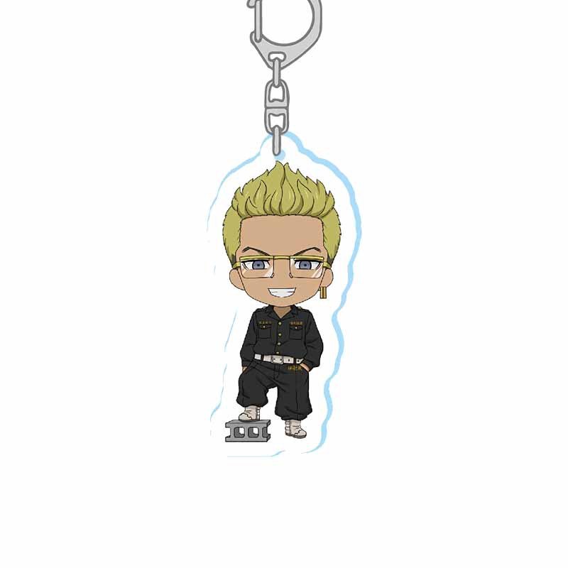 Móc khóa mặt hình nhân vật anime Tokyo Revengers kích thước 6cm