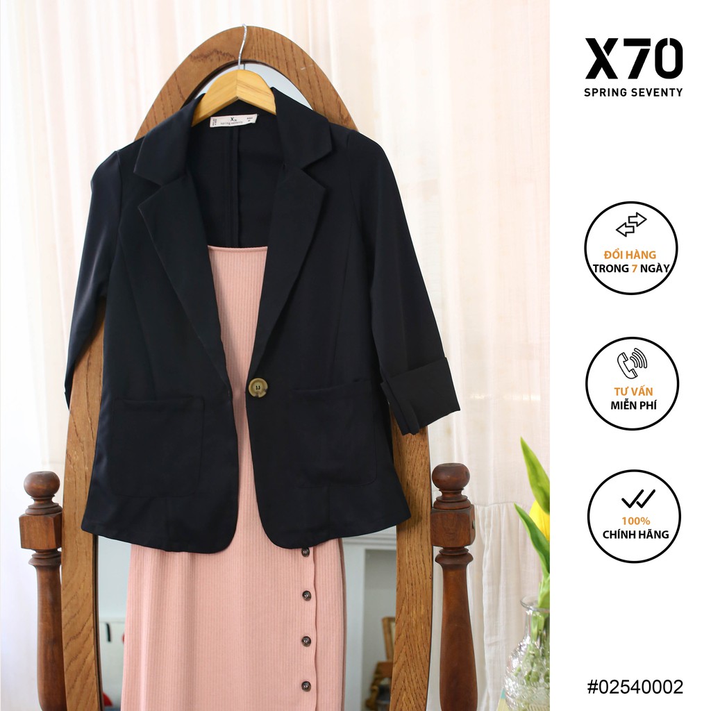 Áo Khoác Nữ Blazer Trơn Hàn Quốc Thời Trang X70 - 02540002 | BigBuy360 - bigbuy360.vn