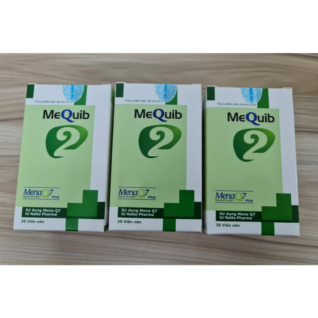 VIÊN NGẬM MEQUIB 2  - GIÚP BỔ SUNG VITAMIN D3 VÀ VITAMIN K2 TĂNG CƯỜNG HẤP THU CALCI XƯƠNG RĂNG CHẮC KHOẺ