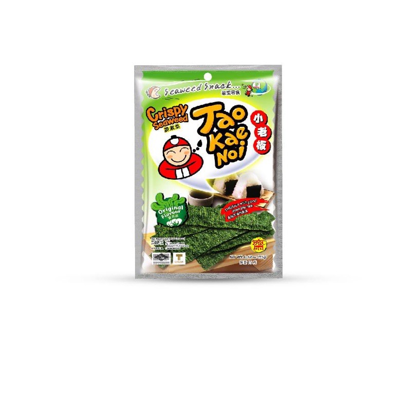 Giảm20%SNACK RONG BIỂN NƯỚNG GIÒN CRISPY SEAWEED 15g