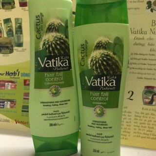 Combo gội xả Vatika kiểm soát gãy rụng 400ml