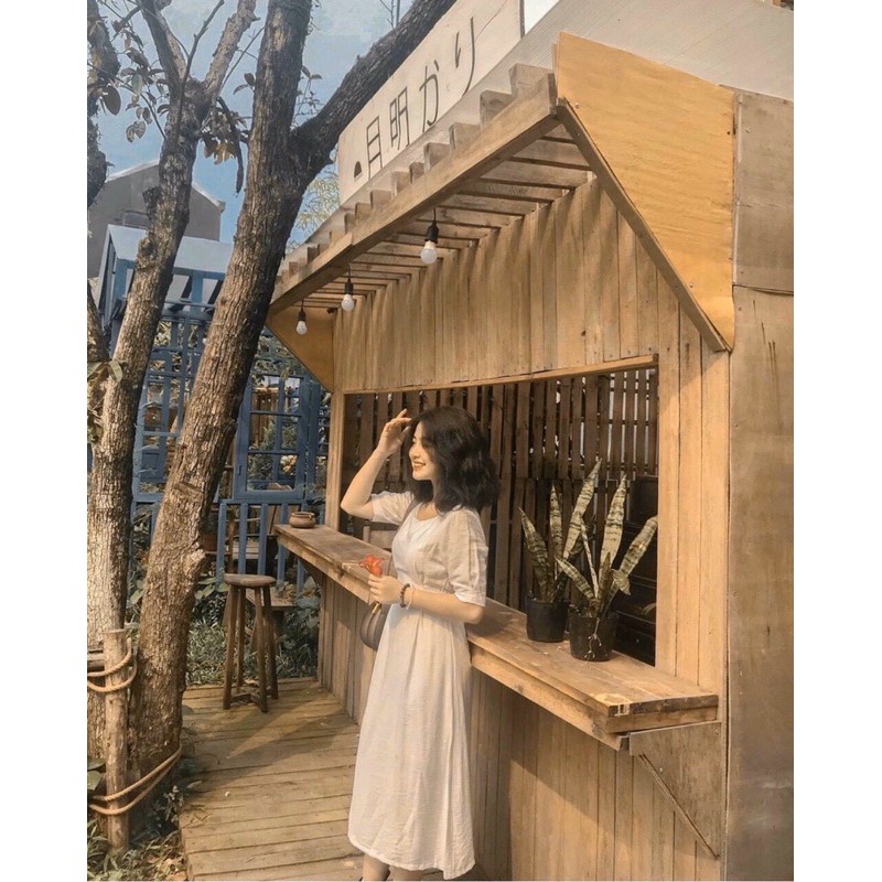 VÁY TRẮNG DÁNG DÀI VINTAGE SIÊU PHẨM SỐNG ẢO⚡️👉Ở ĐÂU RẺ HƠN-SHOPEE HOÀN TIỀN👈⚡️ĐẦM CHỤP HÌNH ĐI DU LỊCH HOT NHẤT 2021 | BigBuy360 - bigbuy360.vn