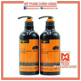 Argana Dầu Gội-Dầu Xả Phục Hồi Và Ngăn Rụng Tóc Argana 750ML