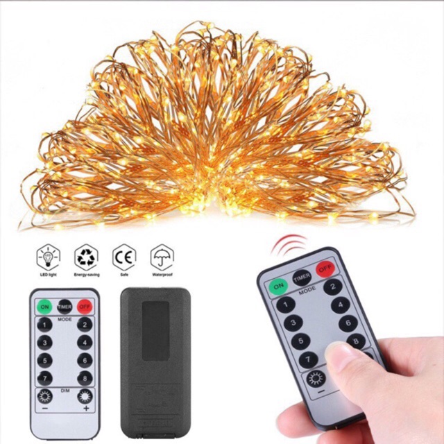 COMBO 2 dây đèn trang trí chống nước loại 5m-