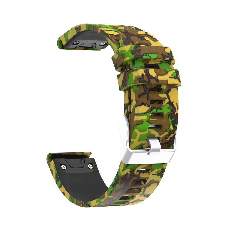 Dây đeo silicon in họa tiết trẻ trung thay thế cho đồng hồ thể thao Garmin Fenix 5 / for Garmin Fenix 6 / forerunner 935 945 /Garmin instinct