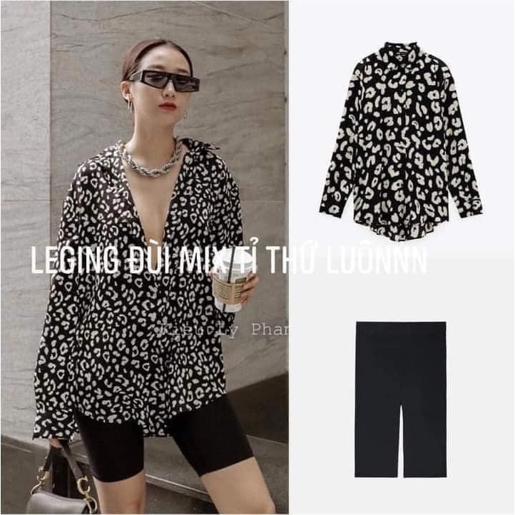 [Mã FAMAYWA giảm 10K đơn 50K] Quần Legging Lửng Siêu Co Dãn Mix Áo Phông, Sơ Mi, croptop | BigBuy360 - bigbuy360.vn