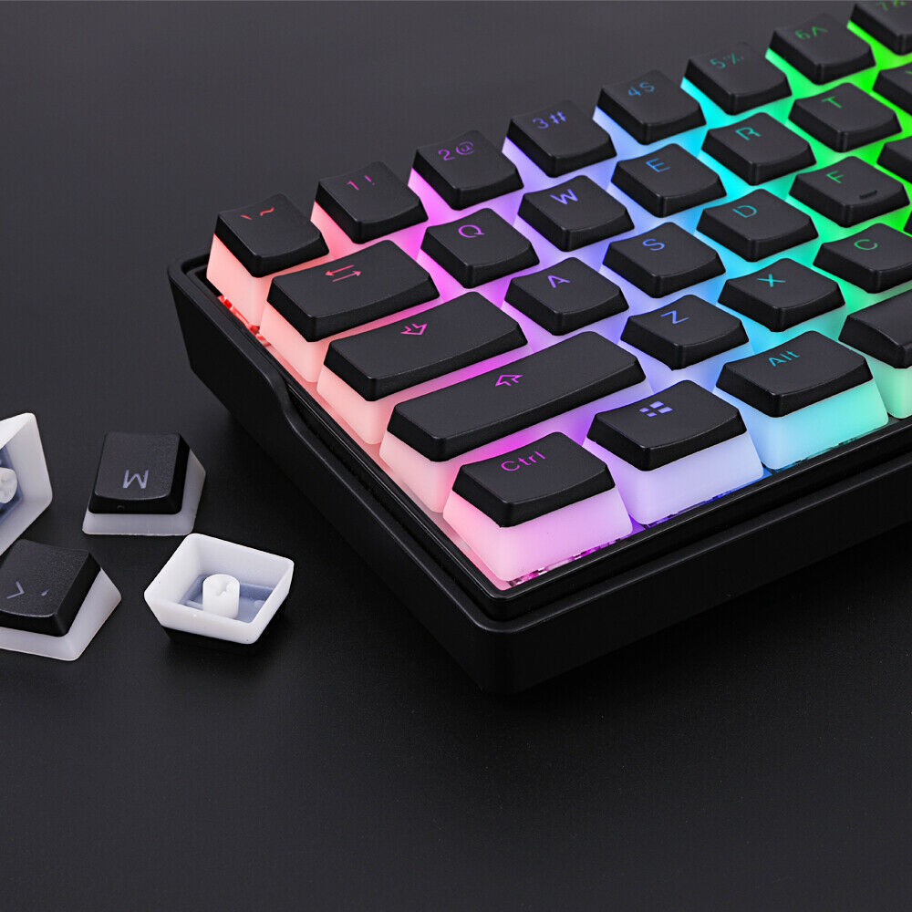 [Ảnh thật + Video] Set Bộ Keycap Pudding PBT 108  Phím Xuyên Led Cực Rẻ