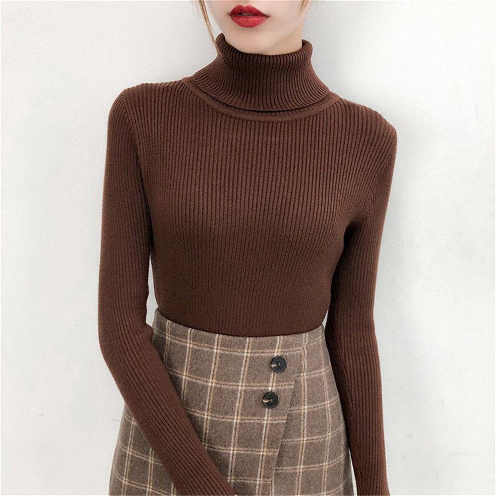 YVE Áo Sweater Mềm Giữ Ấm Thời Trang Thu Đông Cho Nữ