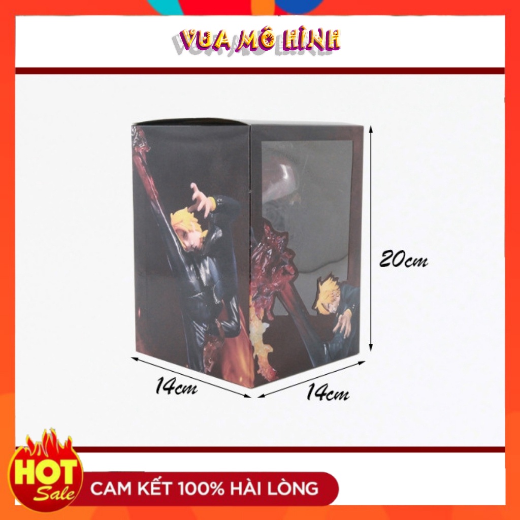 Mô hình One Piece - Mô hình Sanji chân lửa cực đẹp cao 16cm full BOX