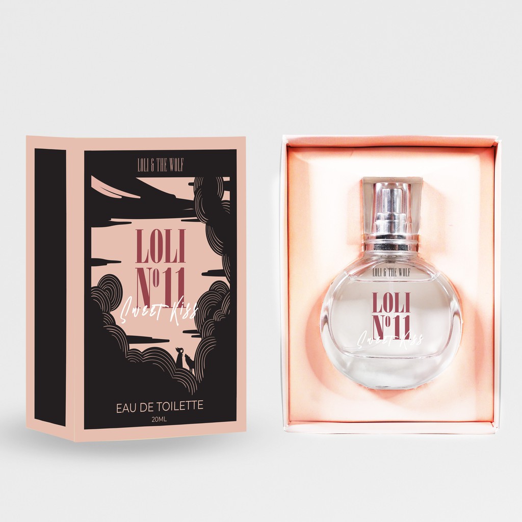 Nước hoa nữ thơm lâu chính hãng Sweet Kiss Eau De Toilette Loli No.11 chai 20ml - LOLI & THE WOLF